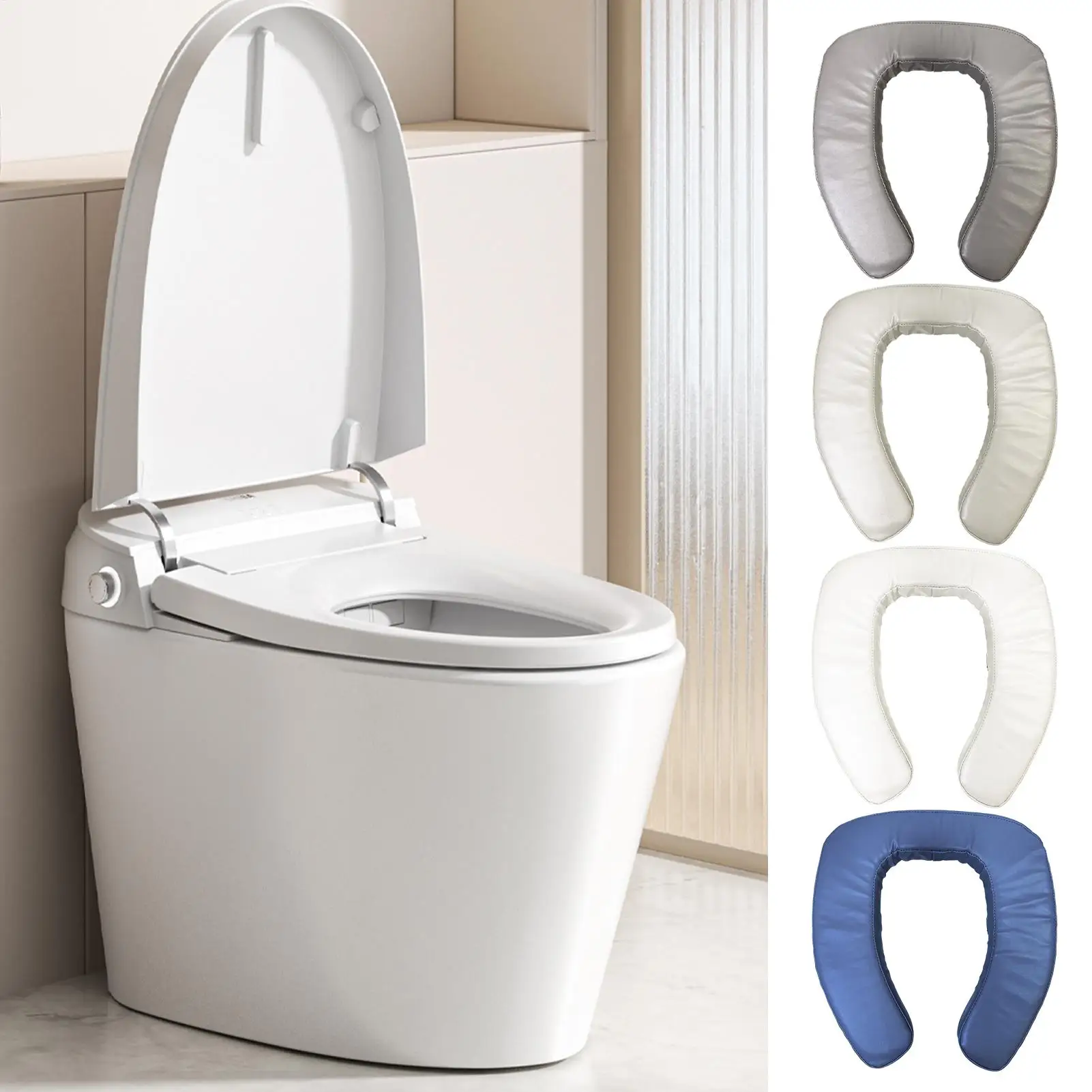Toilet Seat Riser Pad Portable Comfortable Toilet Seat Cushion For Elderly Seniors Height Raised Pad Comfortable Potty Mat
