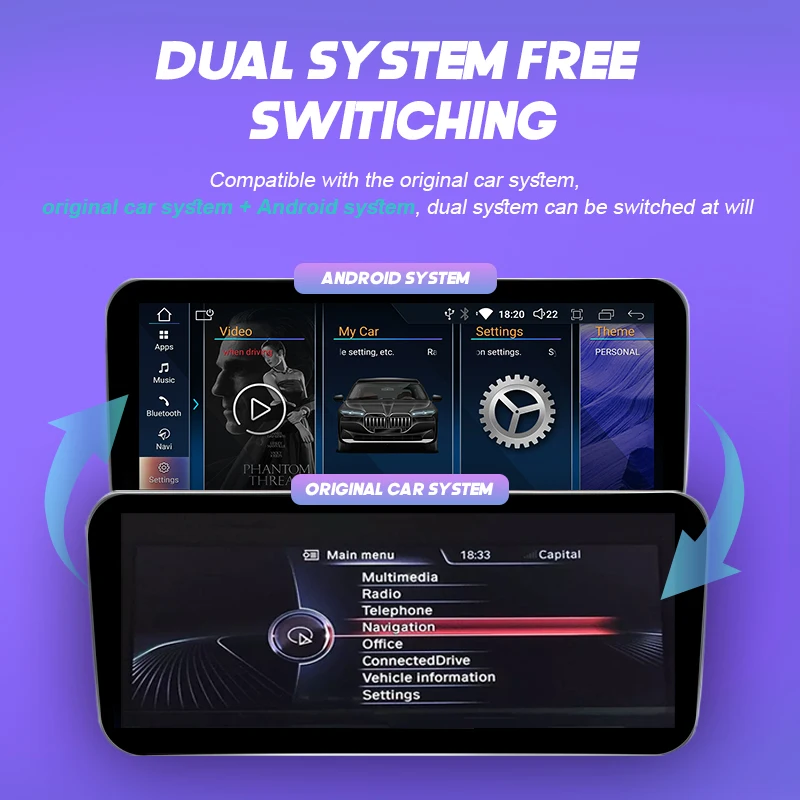 PPNDDS Android 14 Wireless CarPlay Screen for BMW X5 F15 X6 F16 F85 2013-2018 Car Multimedia Player GPS Stereo 4G WiFi Head Unit