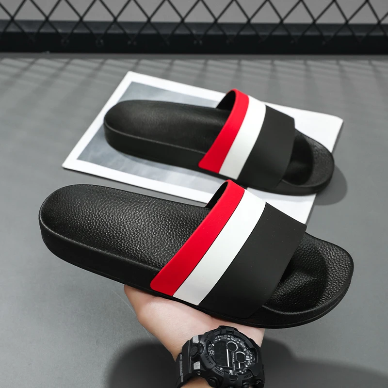 

Men Sandals Summer Soft Comfortable Non-Slip Slippers Indoor Outdoor Women Beach Shoes Quick-Dry EVA Platform Light Man Slippers