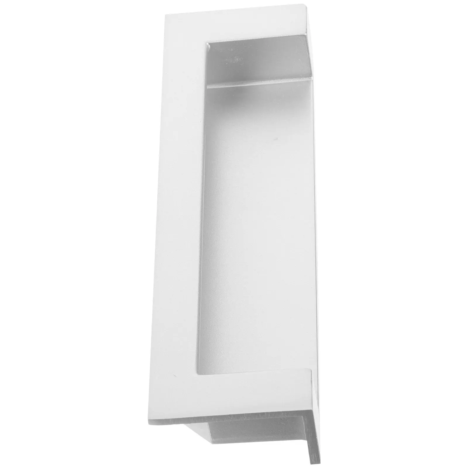 

Recessed Door Handles Zinc Alloy Cabinet Pulls Hidden Design Smooth Rounded Surface for Kitchen Office Wardrobe Cupboard Drawer