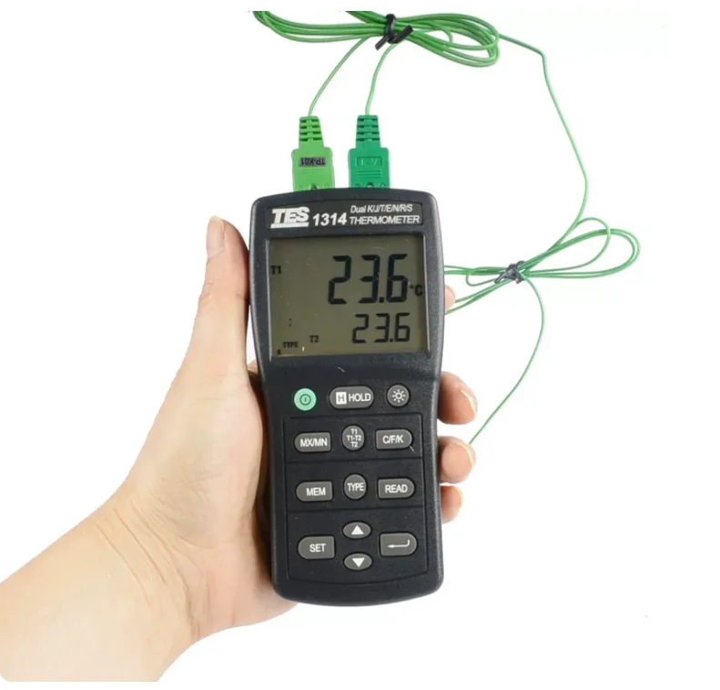 TES-1311A/1312/1313/1314/1315/1316 industrial type k thermocouple thermometer