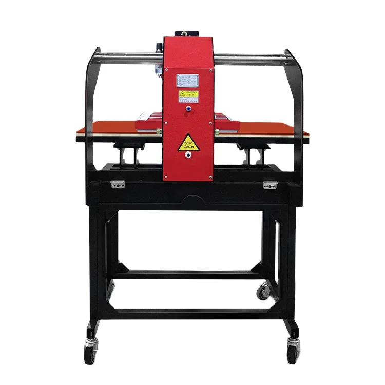 Intelligent Dual Worktable Pneumatic Heat Press Transfer Machine Big Size for T-shirt Printing in Shops