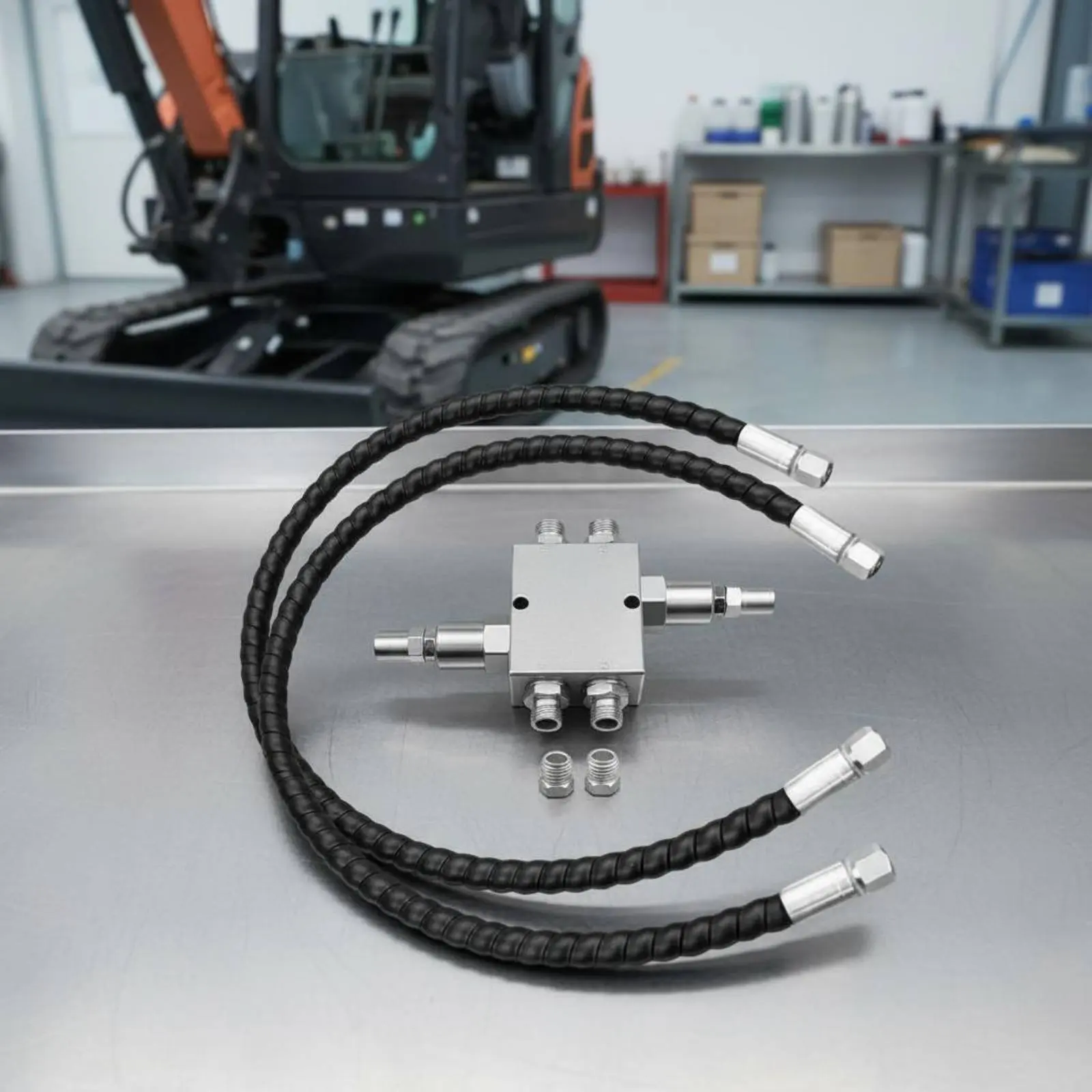 

Excavator Cushioning Valve Buffering Function Hydraulic Shock Absorber Valve Industrial Part Long-Lasting Hardened Seat