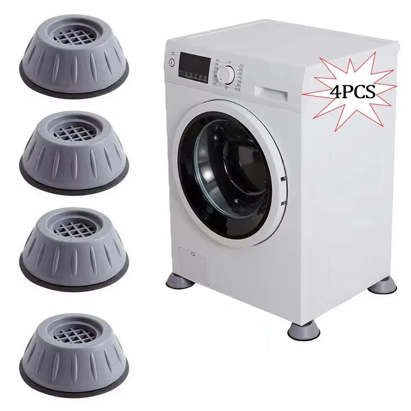 1-12pcs Washing Machine Anti-Vibration Pads, Base Lifters, Moisture-Proof Refrigerator Feet, Shock Absorption Covers