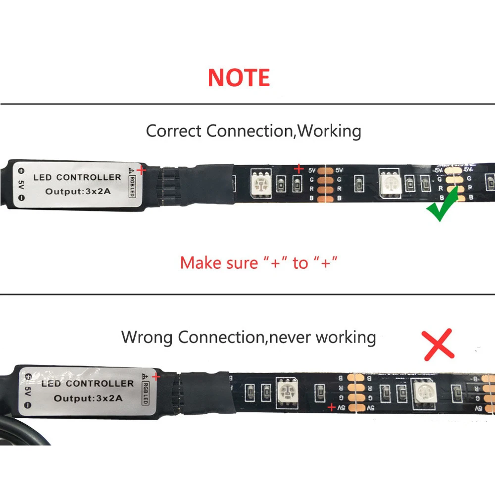 24key IR RGB LED Controller 4Pin USB 5V mini Control Cable Remote Dimmer for 5050 3528 2835 RGB LED Strip for home decoration