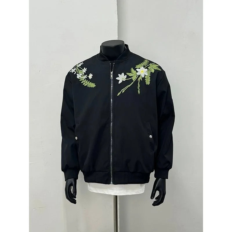 

et Man Big Size Coat Mens Summer Varsity Life Punk Men'S Rain Blue Embroidered Quality Windproof Climbing Angels Ins