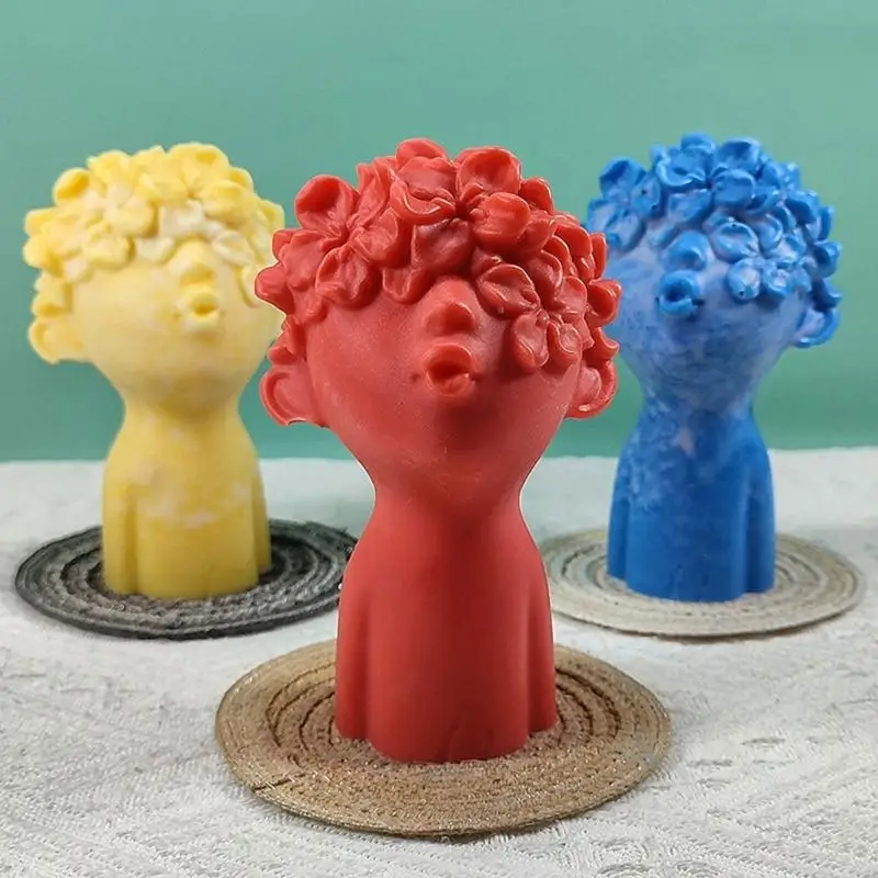 U90E Figure Mold DIY Plaster Mold Scented Home Ornament