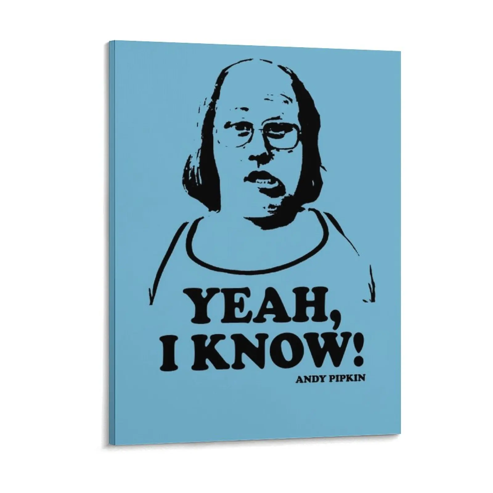 Yeah I Know Andy Pipkin Little Britain Canvas Painting Wall Mural Mural Funny Wall Decor Framed Wall Painting