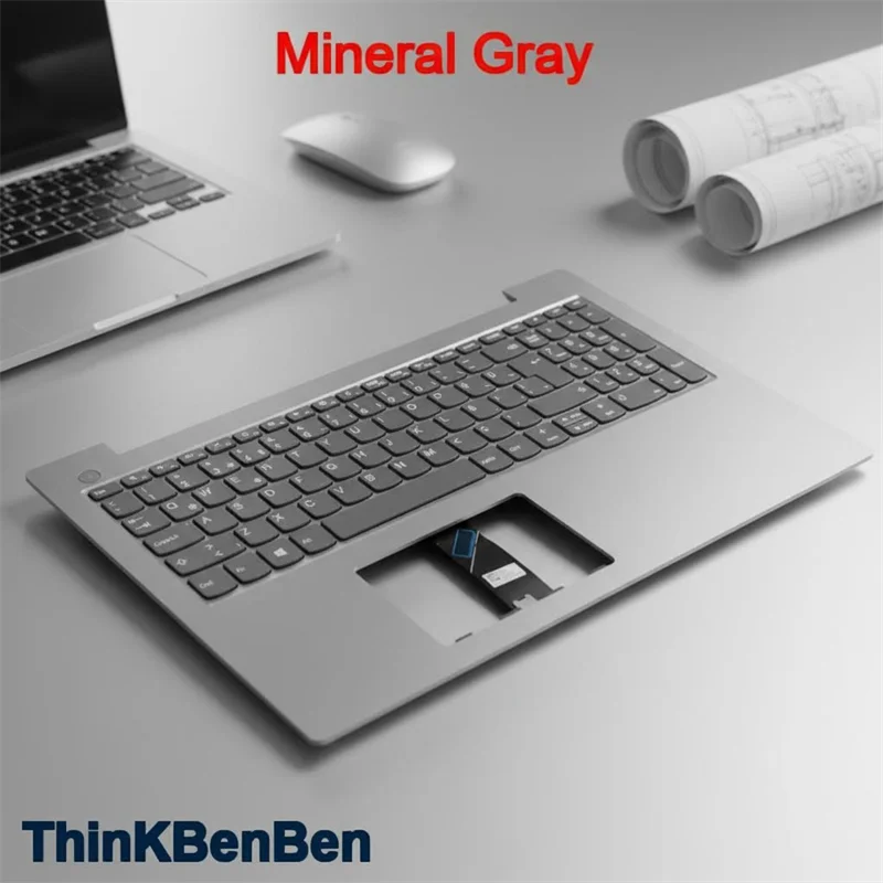 

Mineral Gray Upper Case Palmrest Shell Cover Keyboard For Lenovo V330 15 15ISK 15IKB 5CB0Q60197