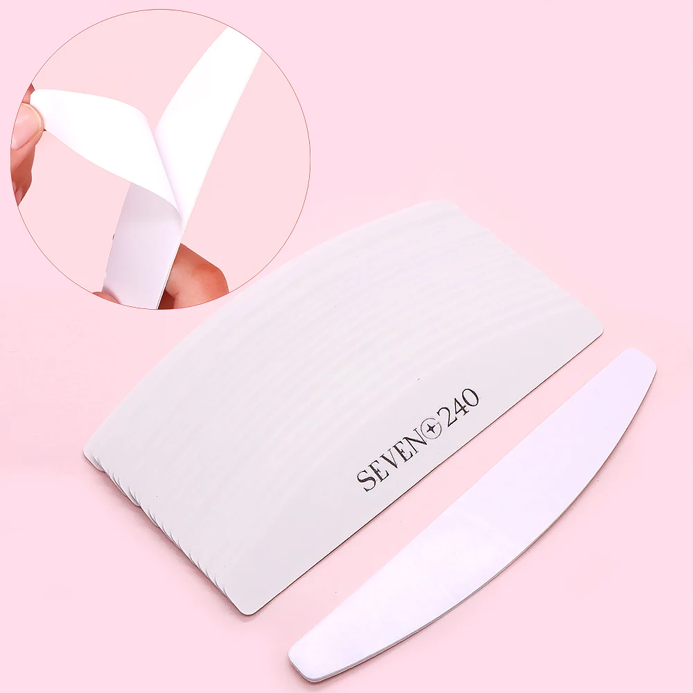 Professional Nail Sandpaper Care Tools with Replaceable Steel File Strips for Nail Shaping Cuticle Grinding Salon Use
