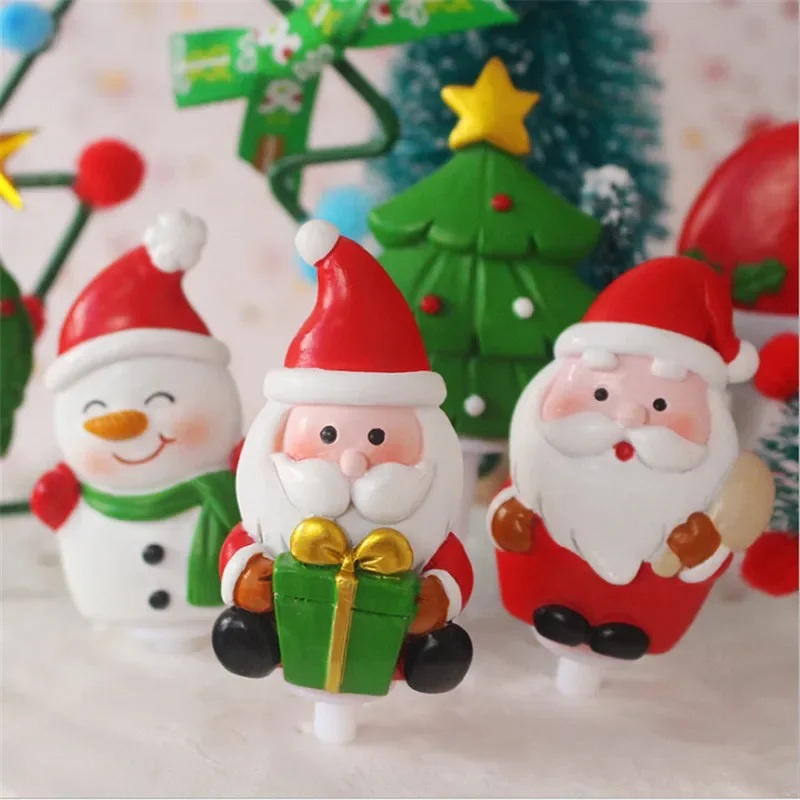 Babbo natale pupazzo di neve cervo torta di natale strumenti di decorazione ornamenti decorazioni di capodanno albero di natale strumenti di decorazione di cottura Navidad