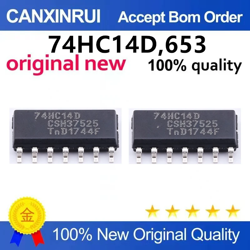（5pcs-10pcs）Original genuine 74HC11D, 653 SOIC-14 hexagonal inverted Schmitt trigger logic chip