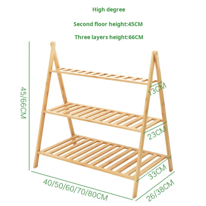 Estante para macetas de bambú, macetas de carne verde para interior, decorativo, sala de estar y balcón