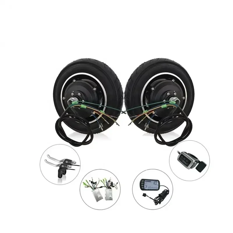 24/36/48v 10 Inch Brushless Geared Electric Scooter/wheelchair Hub Motor Wheel