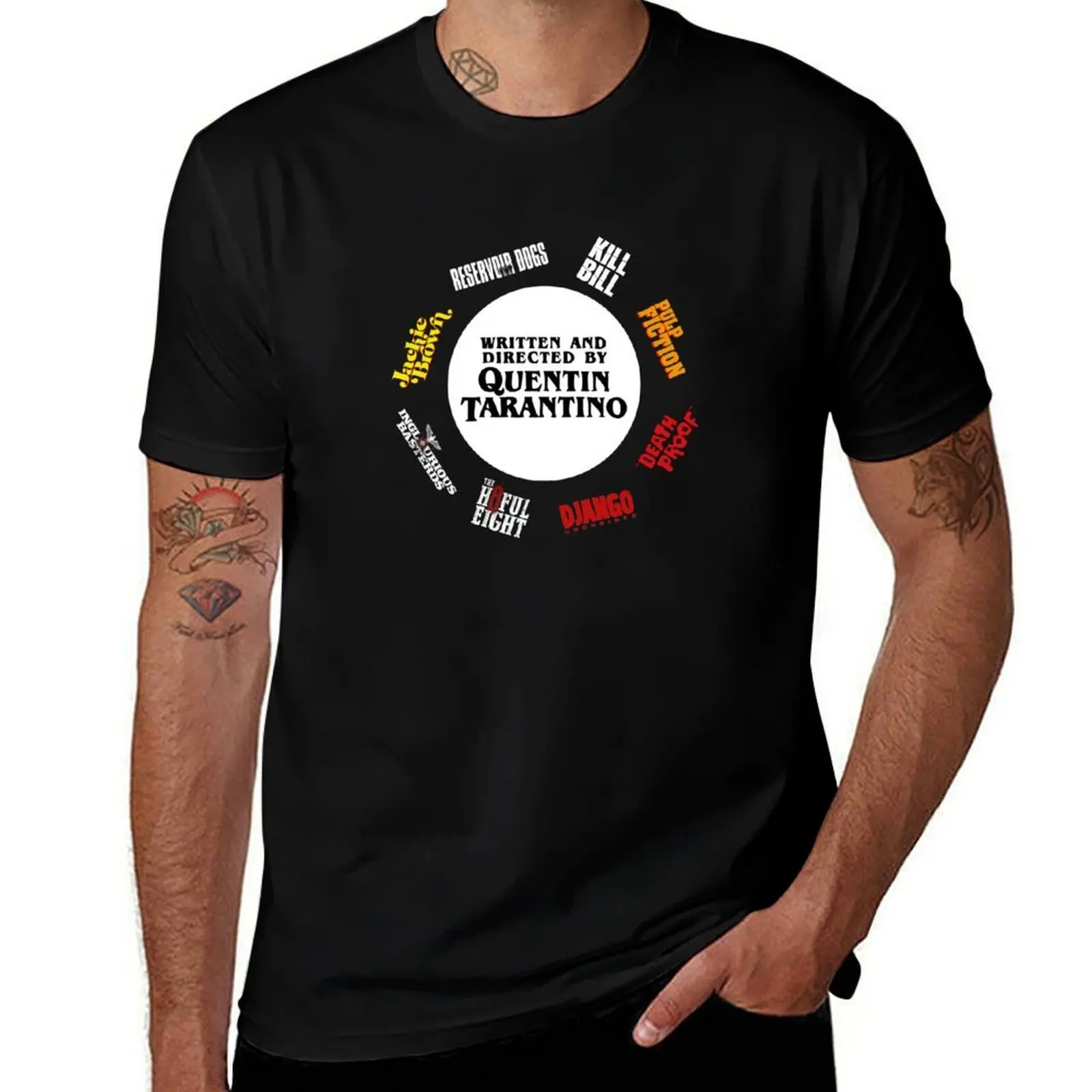 クエンティン・タランティーノ映画-tシャツ-ノベルティプリント-カジュアル-tシャツ