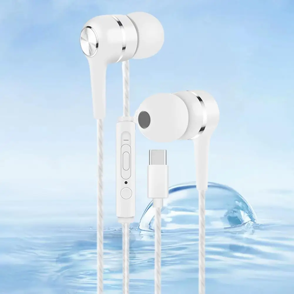 High Low-frequency Sound Effect Earphones Earphones High Clarity Wired Gaming Earbuds with Noise-cancelling Wire for Universal