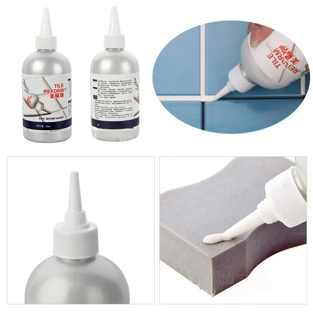 Ceramic tile sealant Waterproof White Tile Refill Grout Pen Mouldproof Filling Agent Wall Porcelain Bathroom Paint Cleaner Tile