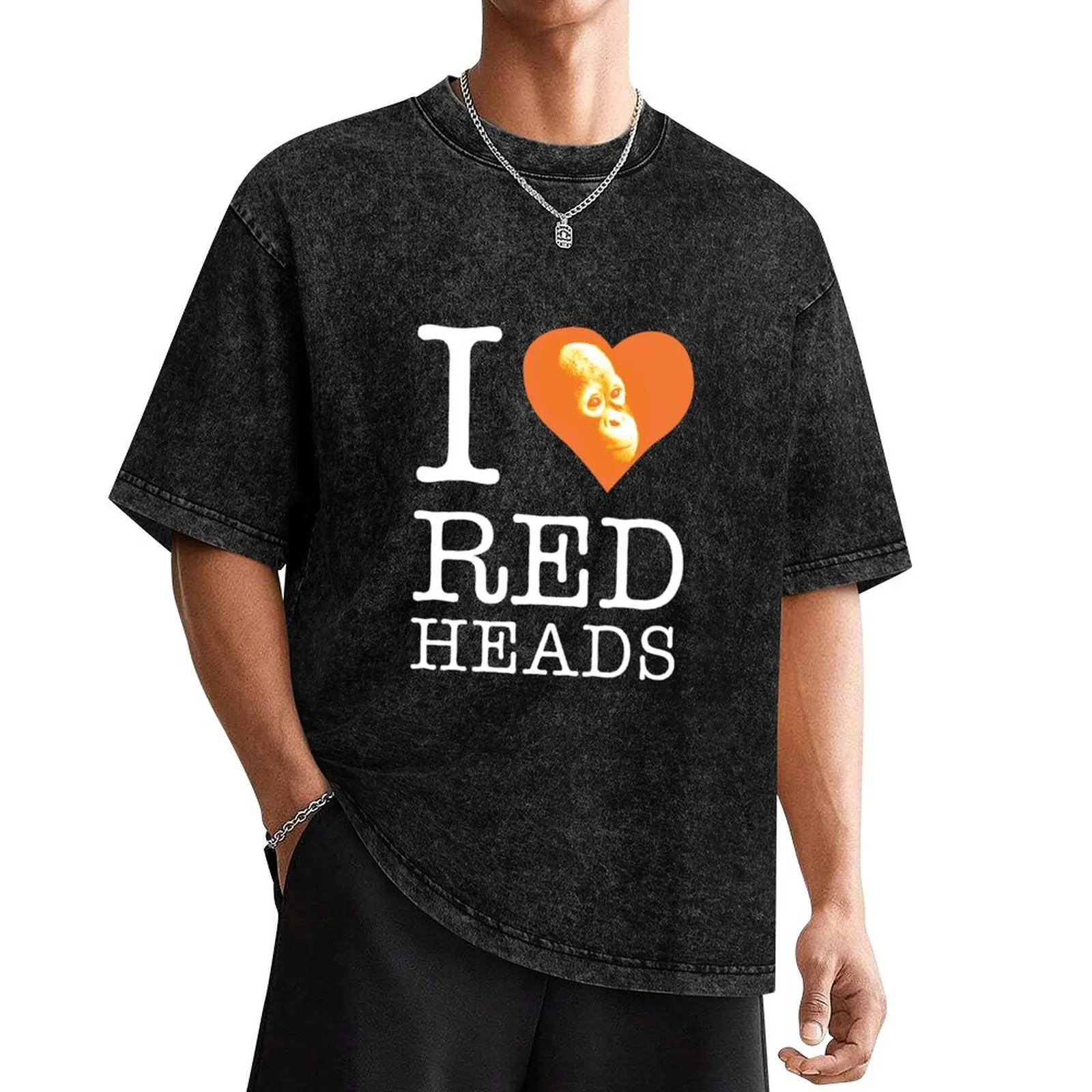 

I heart (love) redheads T-Shirt new edition topping oversize t-shirts man Personalized t-shirt mens t shirt