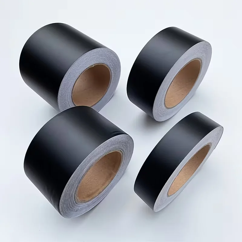 Matte Black Vinyl Wrap 3/5/7/10CM Tape Window Trim Film Stripe Car Stickers for Car Accessories Pillar Hood Roof