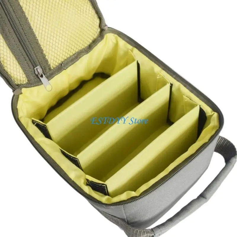

G6DE Waterproof Fishing Tackle Bag, Portable Fishing Reel Line Bags Fishing Gear Case Tackle Storage Organizers Carrying Bags