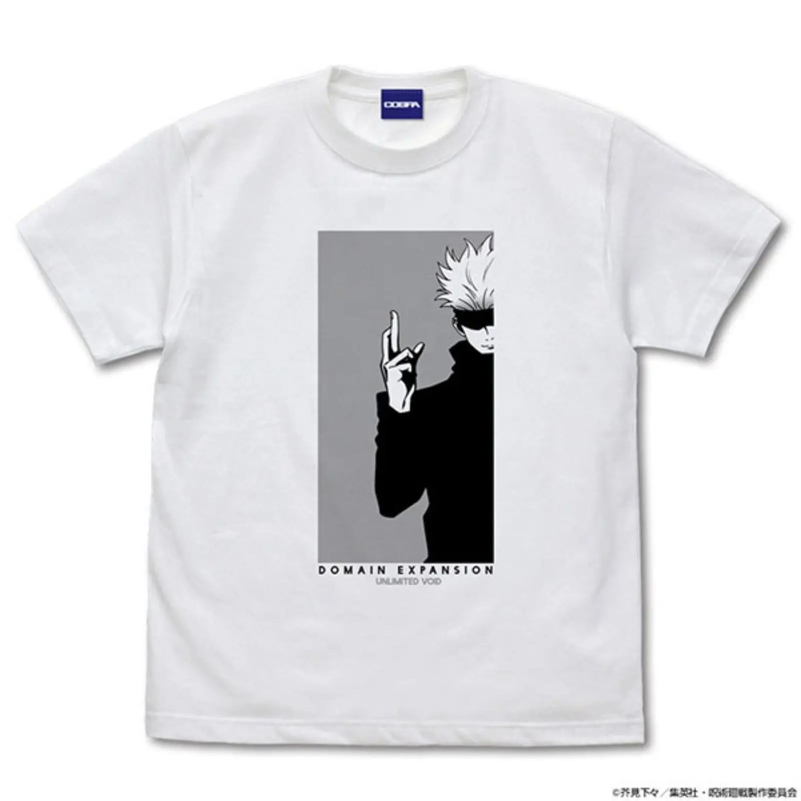 

Satoru Gojo Jujutsu Kaisen Anime Manga Cospa T-shirt White Medium - New - US