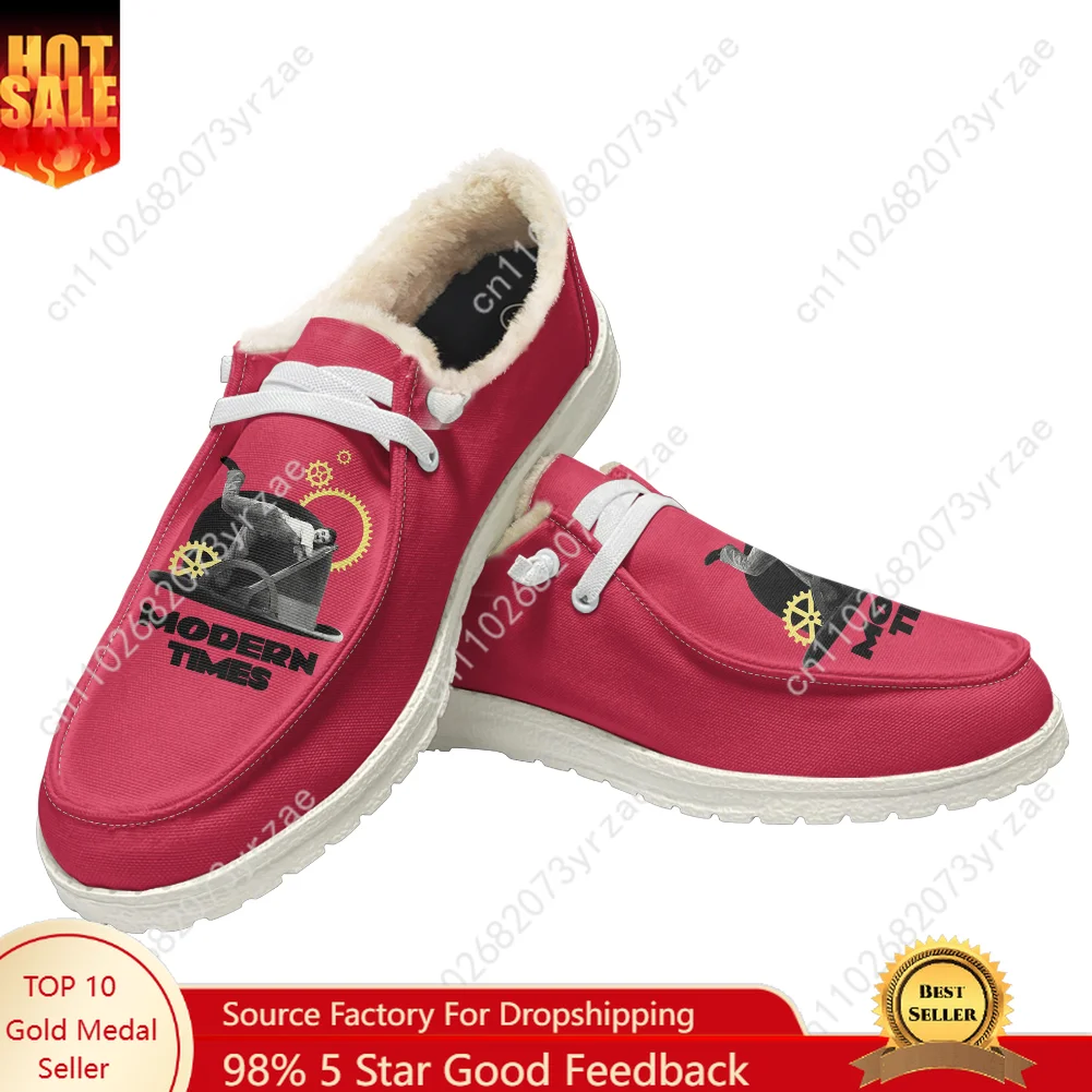 

Modern Times Plush Flat Shoe Mens Womens Teenager Warm Shoe Indoor Outdoor High Quality Lightweight Shoes Custom Made Footwear