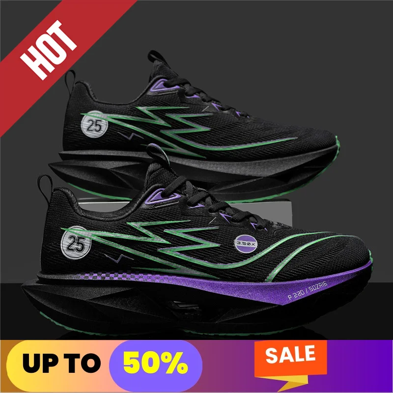 

Air Running Shoes Men Sports Marathon Carbon Plate Breathable Lightweight Women Comfortable Athletic Casual Sneakers Soft Sole