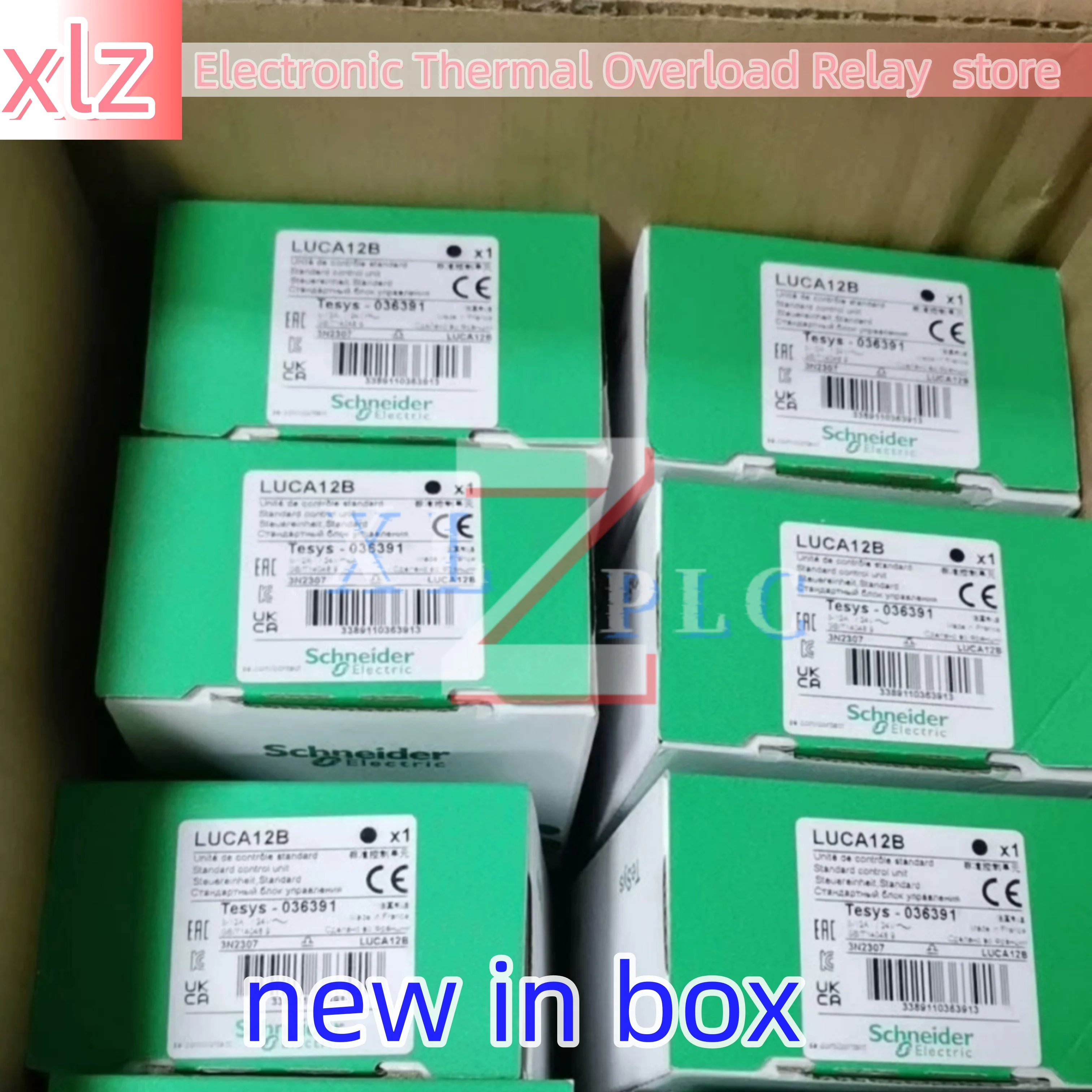 LUCA12B LUCA18FU LUCB18BL baru dalam kotak Relai Kelebihan Beban Termal Elektronik