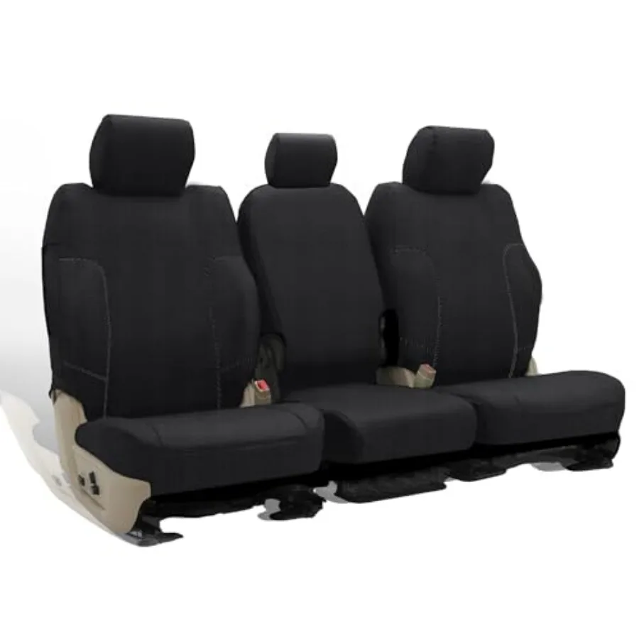 

Front 40/20/40 Split Bench with Center Console Opening Seat Covers for Ford F150 XLT Lariat 2014 for Ford F250 F350 F450 F550 X