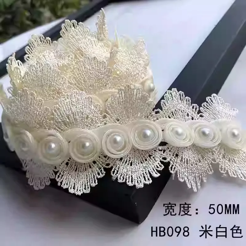 5yard Lace Trim Knitting Wedding DIY Handmade fashion Style Patchwork Ribbon Sewing Supplies Craft 5cm