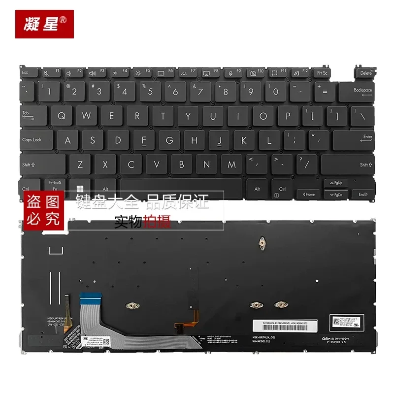 Keyboard for ASUS Zenbook 14 UX3402Z UX3402V Q409ZA UM3402 UM5302T Laptop Replacement