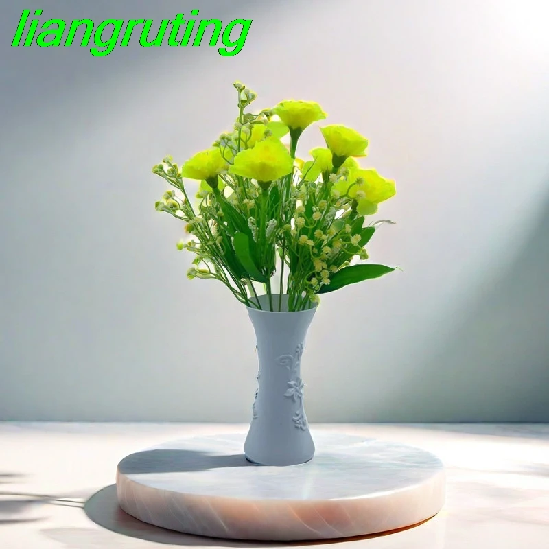 Advanced simulation flower living room decoration garden New Year Christmas with basin fake flowers