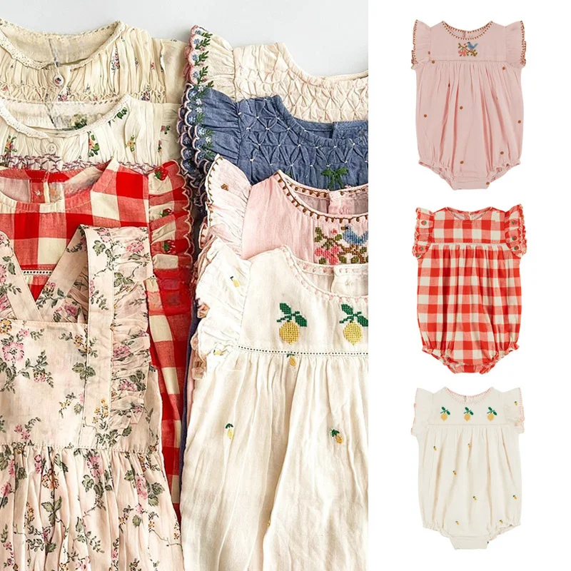 

Детская одежда 2026 EM: Новая весенне-летняя коллекция для мальчиков, комбинезоны для новорожденных, боди для девочек, одежда для малышей