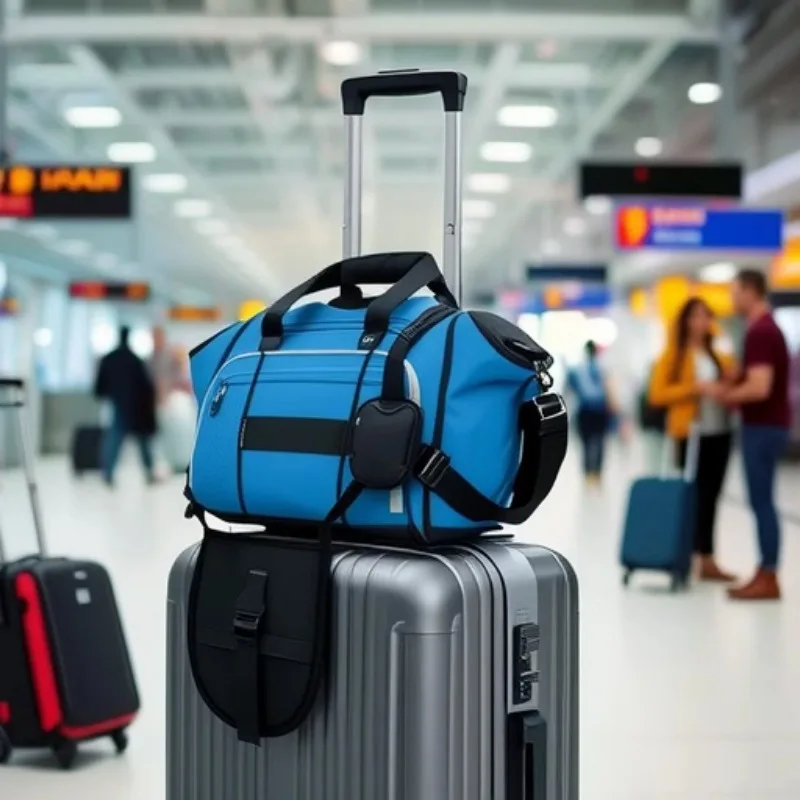1pcs Luggage Straps with Cross Shaped Straps Wear-resistant Expandable and Load Reducing Oxford Cloth Elastic Rope - Image 4