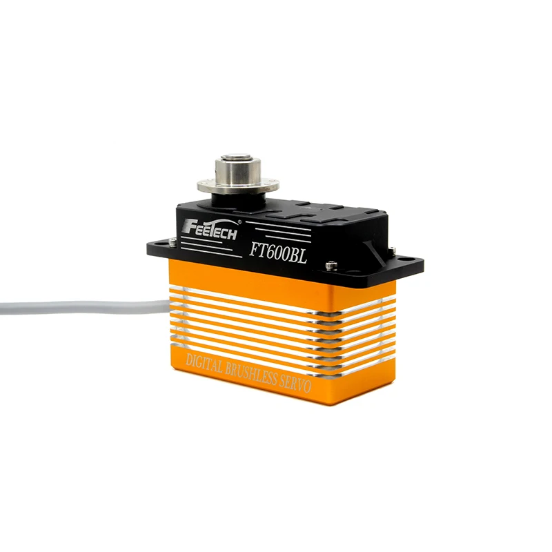 FT600BL High Torque Brushless Servo Motor 600kg 24V 180° Steel Gear, PWM Control for CNC Robotics & Industrial Applications