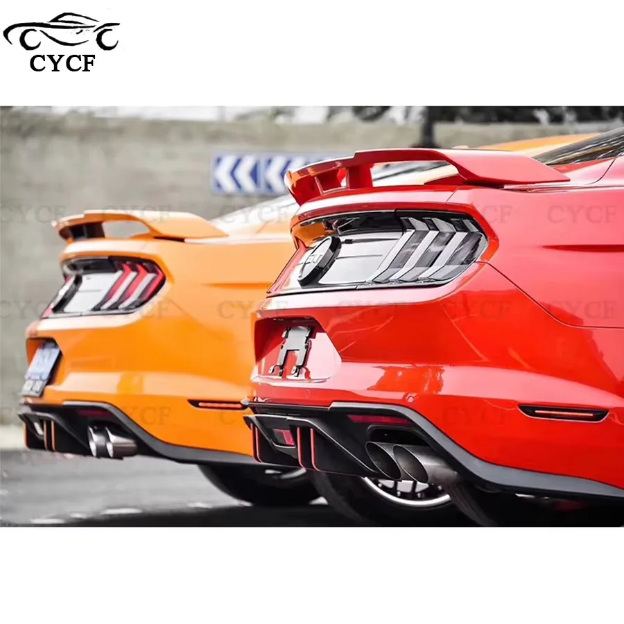 Carbon Fiber Rear Trunk Spoiler Tailgate for 2015-2018 Vintage Ford Mustang Coupe Accessories Body Kits