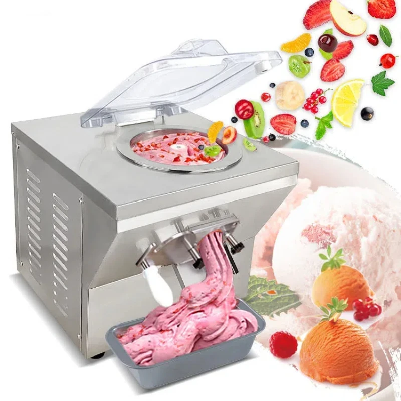 Counter 20L Large Capacity Vertical Fruits Open Ended Batch Freezer/Upright Bowl Hard Ice Cream Machine/Gelato Machine