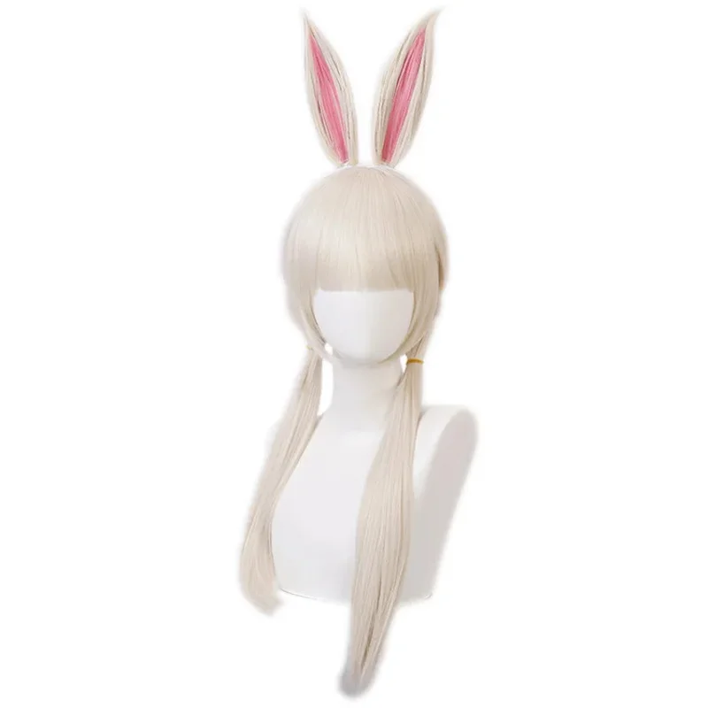 Anime Beastars Haru Legoshi Cosplay White Dress Rabbit Bunny Wolf Set Costume Rabbit Ears Wigs Halloween Party Suit Men Women