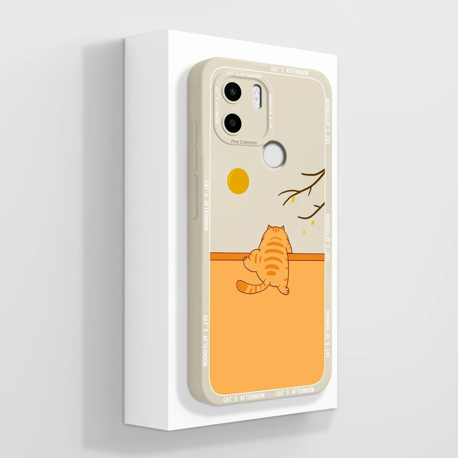 Phone Case For Xiaomi Poco C50 C51 Cover Cute Fashion Protective Shockproof Matte Liquid Soft Silicone For Xiaomi PocoC50 Fundas