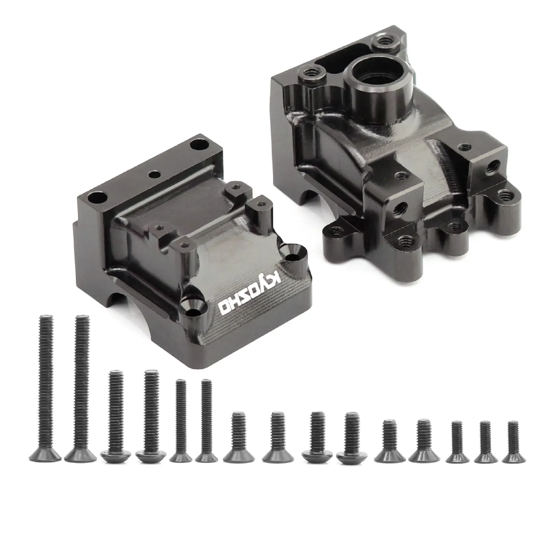 Metalowa skrzynia biegów obudowa skrzyni biegów IF408 dla Kyosho INFERNO MP9 MP10 MP10E 1/8 części do modernizacji samochodu RC akcesoria