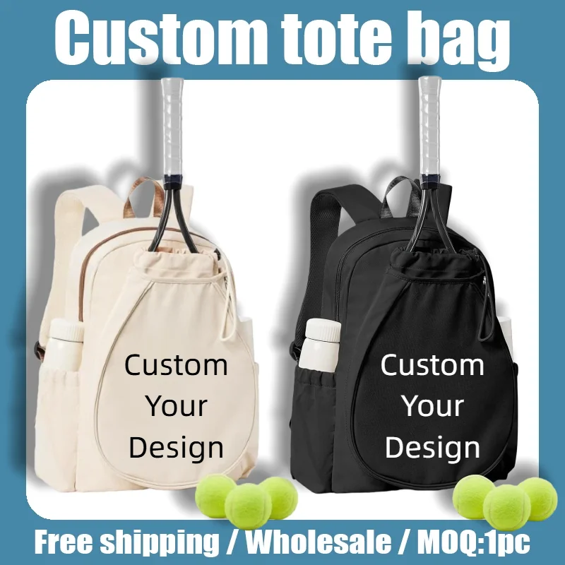

Теннисный рюкзак с логотипом на заказ, противокапельная сумка для фитнеса для мужчин и женщин, теннисный мяч, спортивный дорожный рюкзак