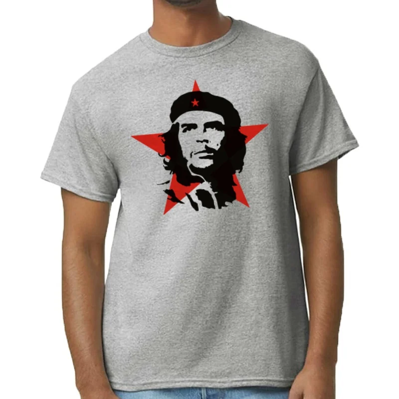 Ching Guevara héroe revolucionario Che Guevara retrato tributo suelta algodón cuello redondo manga corta Top hombres r