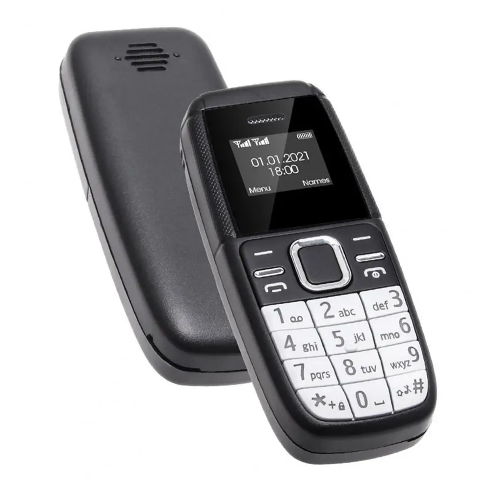 Mini BM200 teléfono móvil de bolsillo compacto botones grandes sin cámara 0,66 pulgadas Mini teléfono celular comunicación telefónica