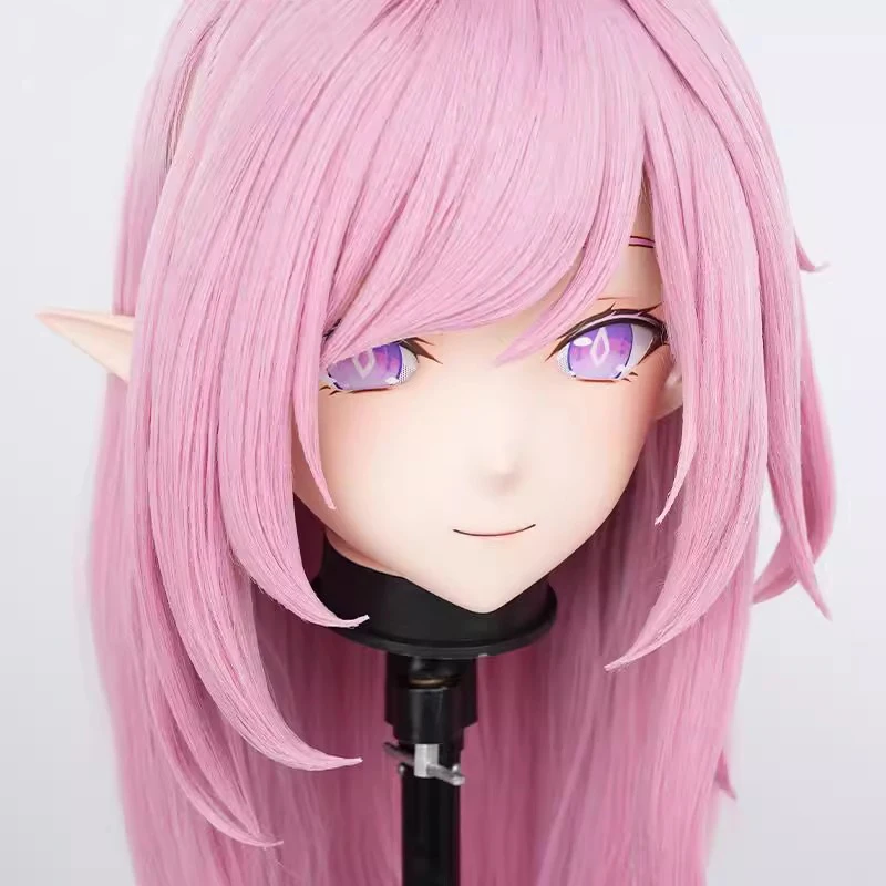 手作りカスタマイズ日本アニメキャラクター女性/女の子樹脂 Kig マスク全頭ロックアニメコスプレ着ぐるみマスク