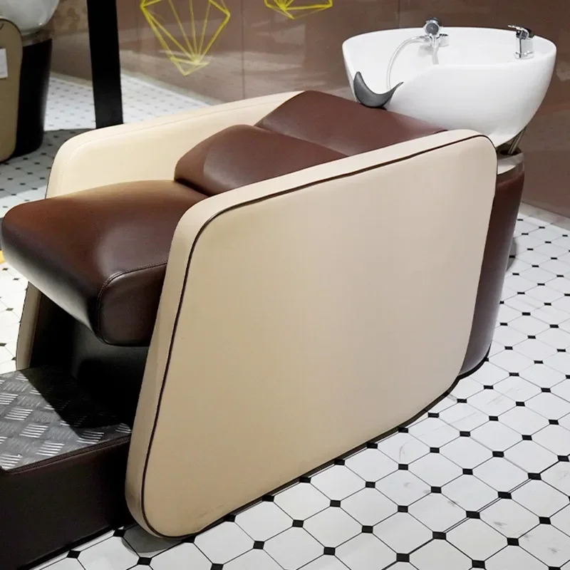 Massage Electric Shampoo Chair Hairdressing Japanese Styling Hair Salon Chairs Shaving Modern Fotel Fryzjerski Furniture