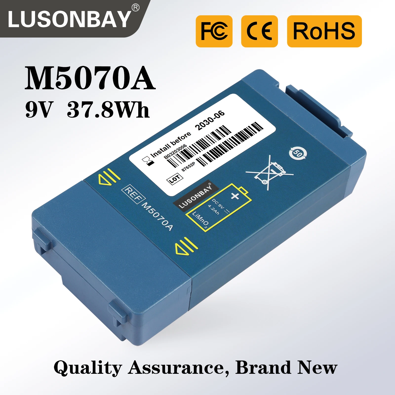 

M5070A M5066A Replacement Battery For Ph-ps Defibrillator HeartStart HS1 FRx M5067A M5068A 861304,110300 Home OnSite AED