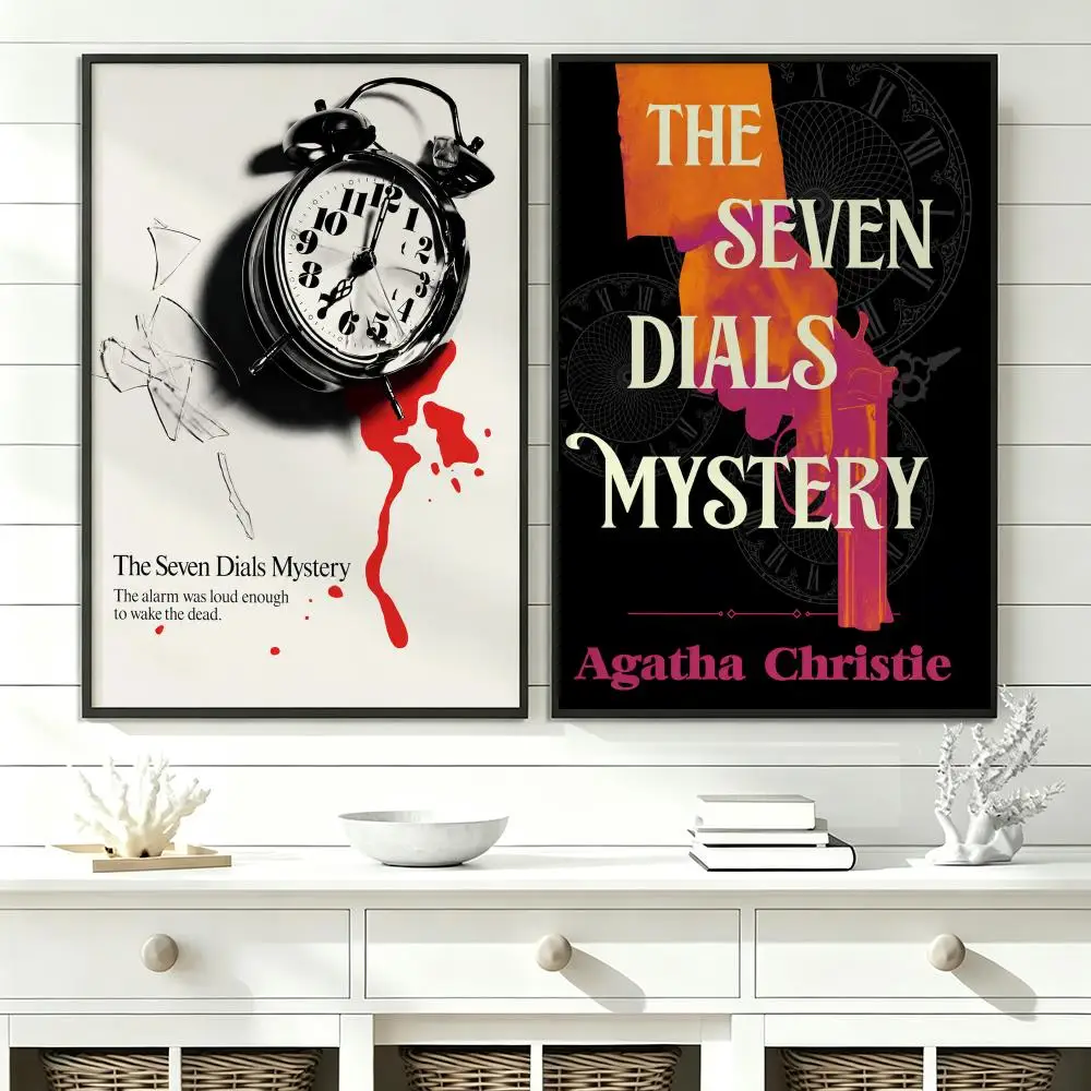movie The Seven Dials Mystery Poster Poster HD Trendy SelfAdhesive Wall Art Print For Living Room Bedroom Dorm Office Home Gift