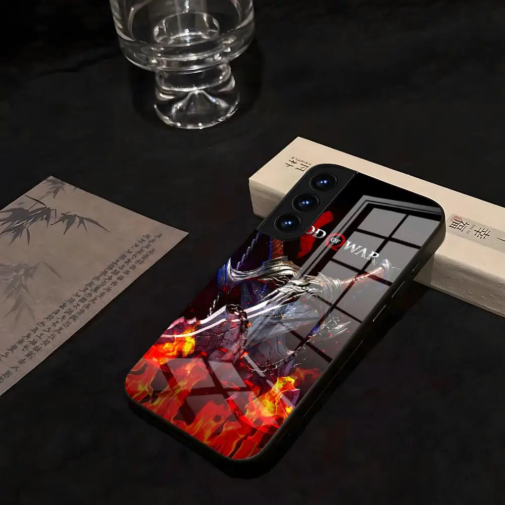 

Чехол для телефона Game GOD OF WAR для Samsung Glass S25 24 23 A54 S21 S22 Ultra A 42 32 52 51 Note 23 S10 E Plus S20 FE Pro