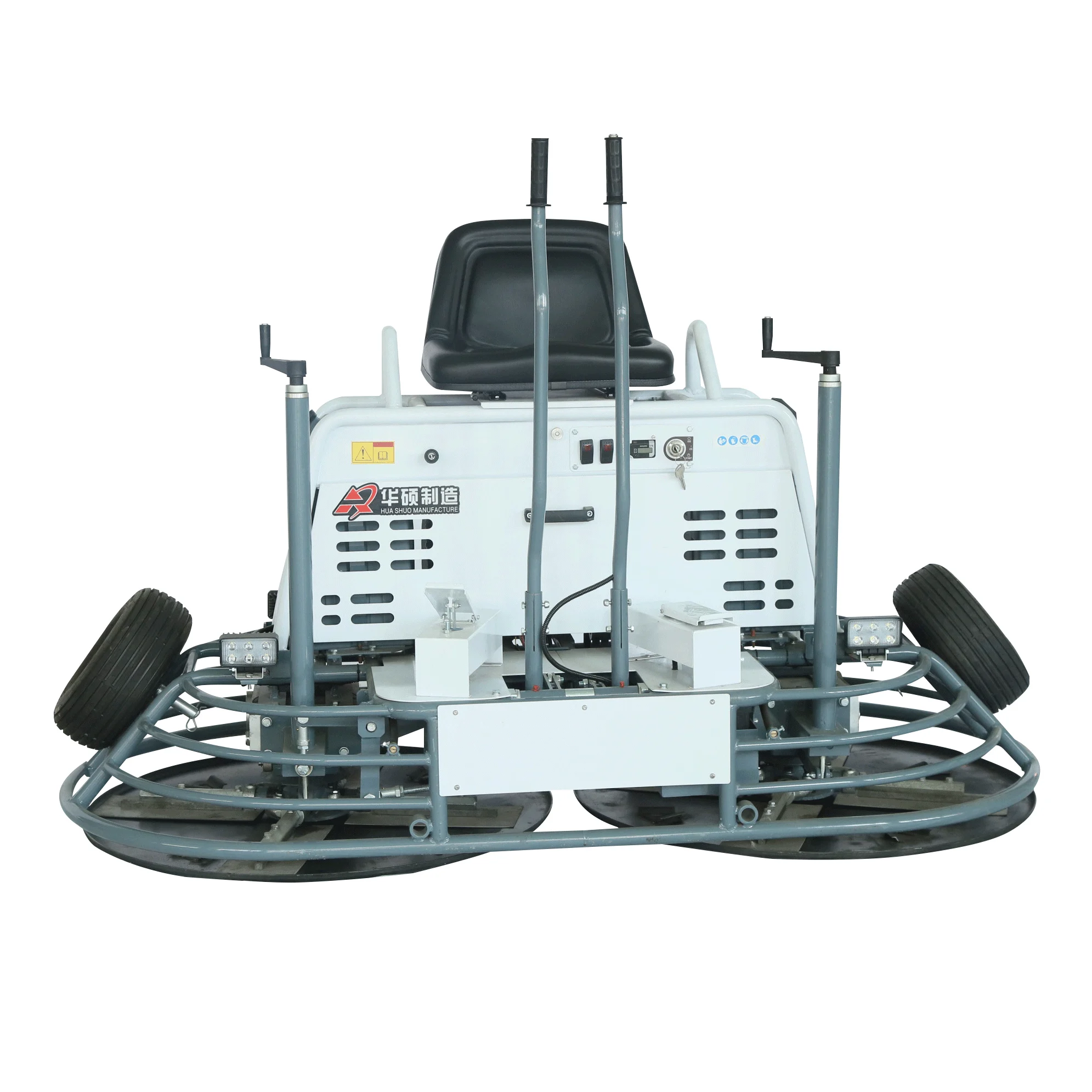Ride on Trowel Machine Concrete Cement Surface Finisher Petrol Powered Dual Plate Riding Trowel