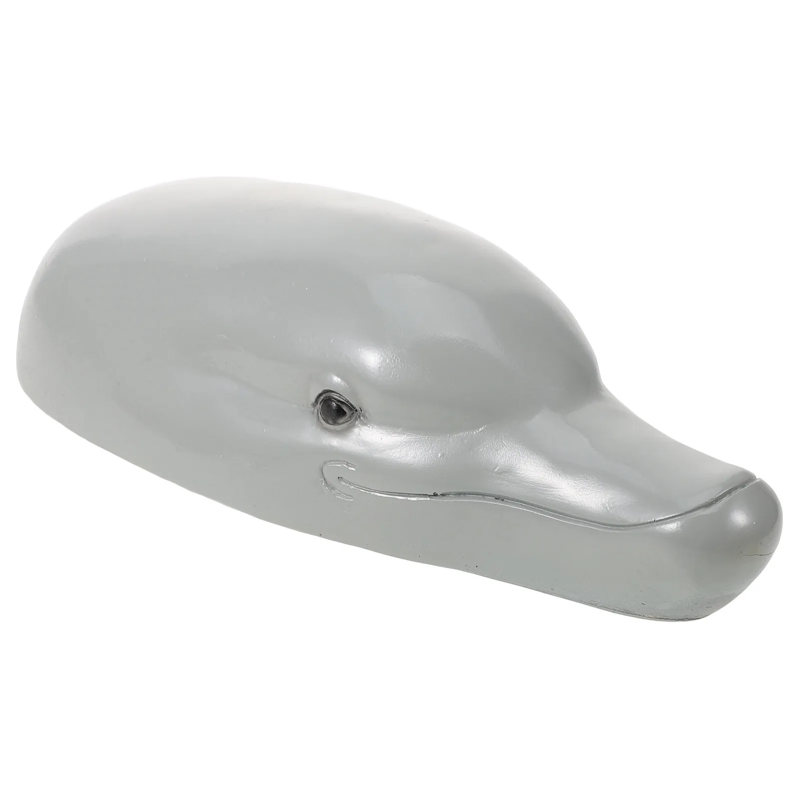 فرس النهر رئيس تمثال الراتنج حديقة النحت في الهواء الطلق فناء ديكور سطح المكتب الحيوان للمنزل حوض السمك حديقة الديكور